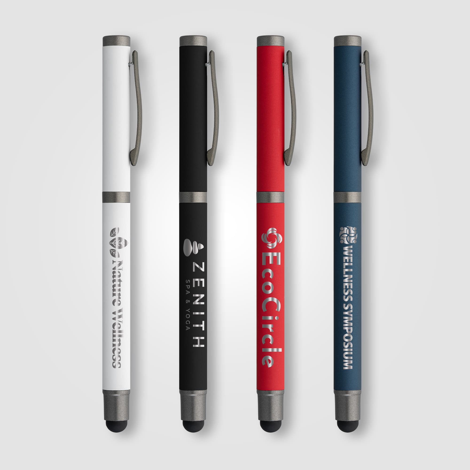 Bowie Recycled Aluminum Stylus Gel Pen