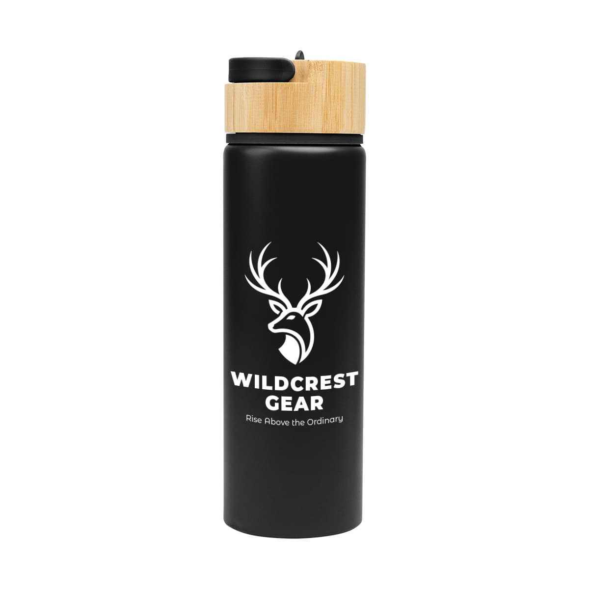 27 Oz. Ellis Recycled Aluminum Bottle With Bamboo Lid