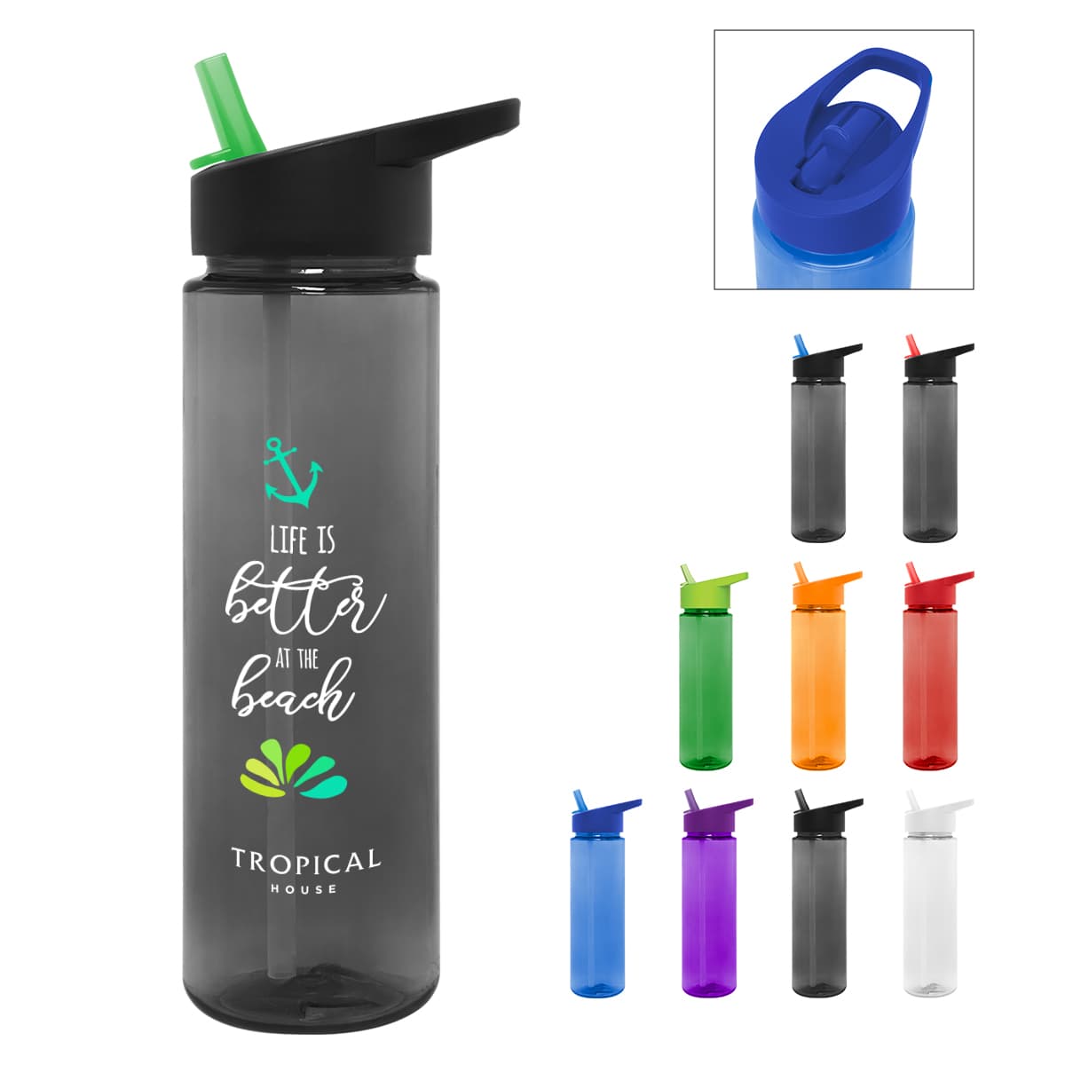 28 Oz. Full Color Staccato Bottle