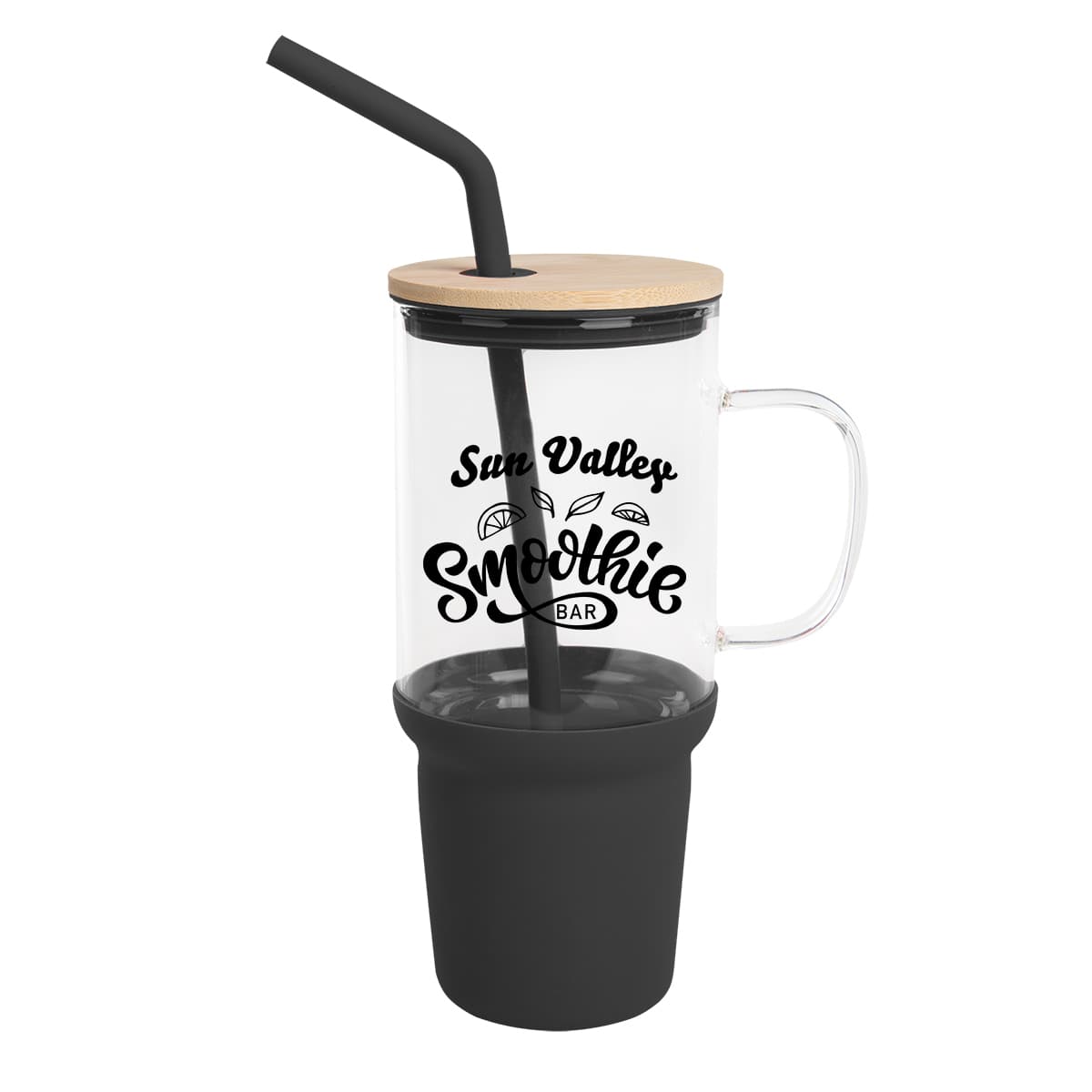 32 Oz. Evelyn Glass Tumbler With Handle