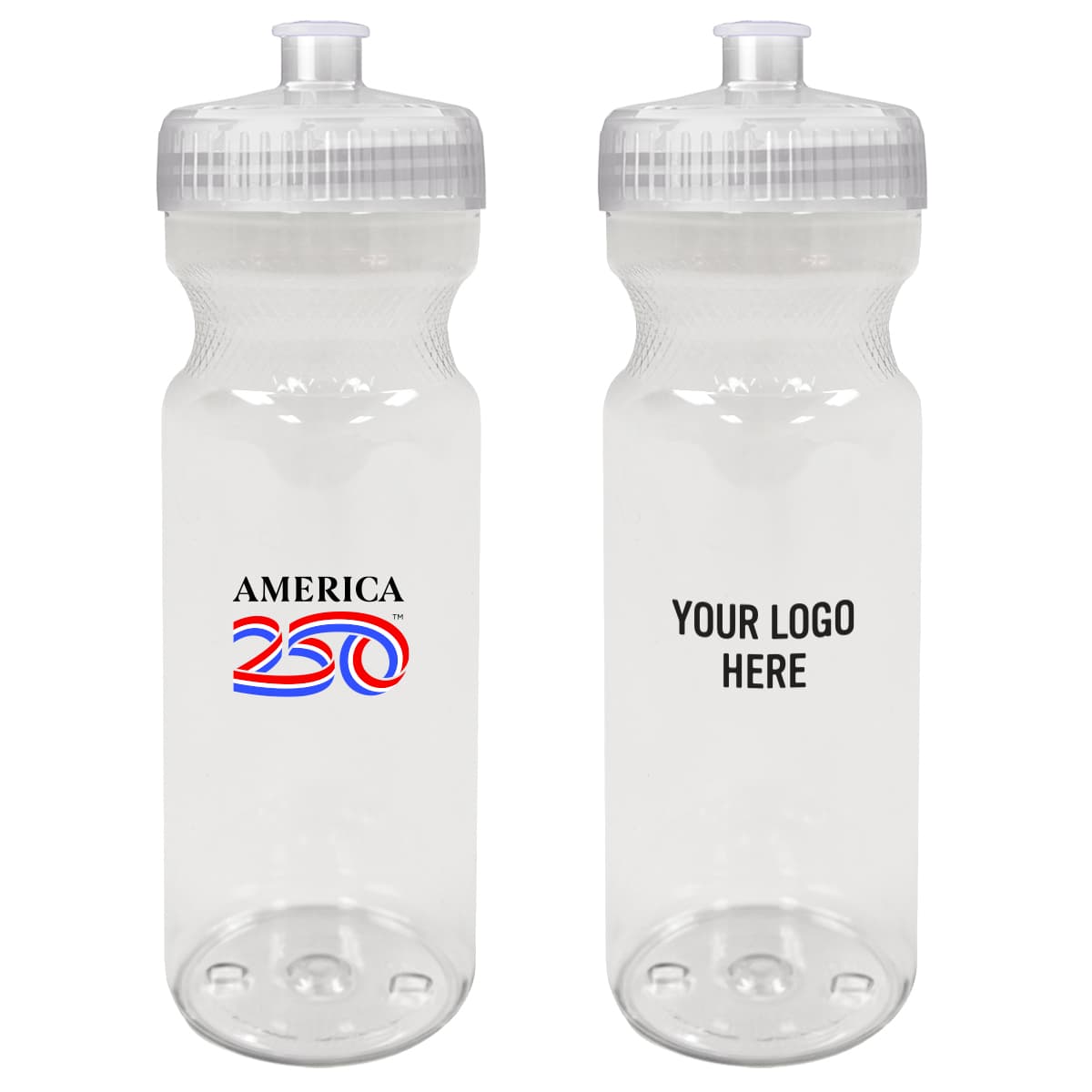 America250™ 28 Oz. Poly-Clear™ Fitness Bottle