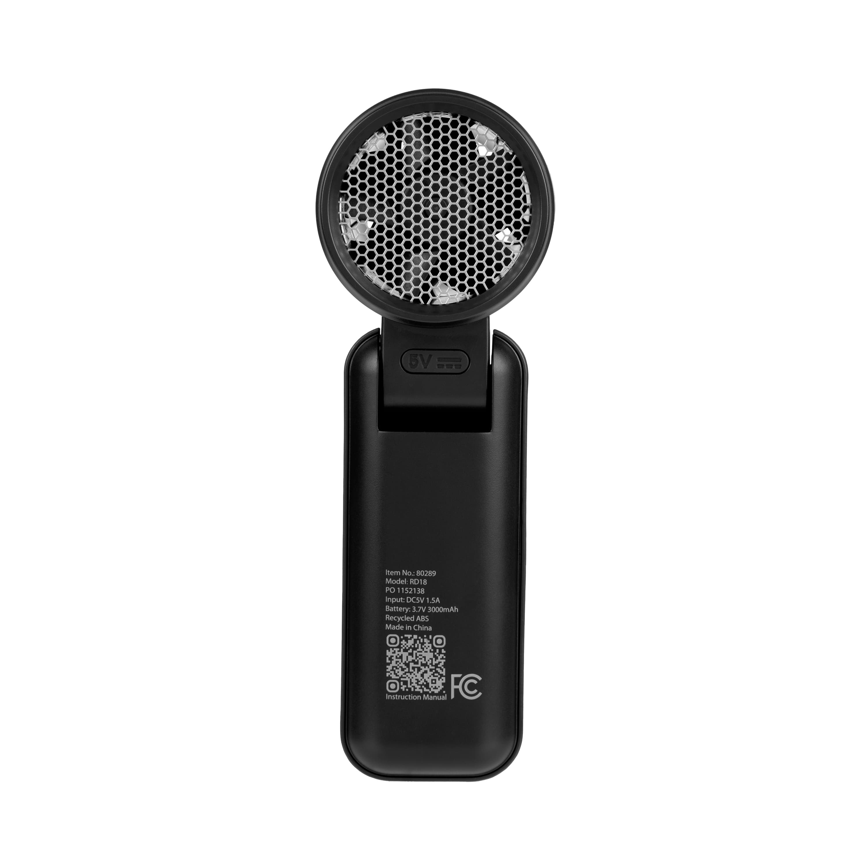 rABS Folding Fan With Digital Display