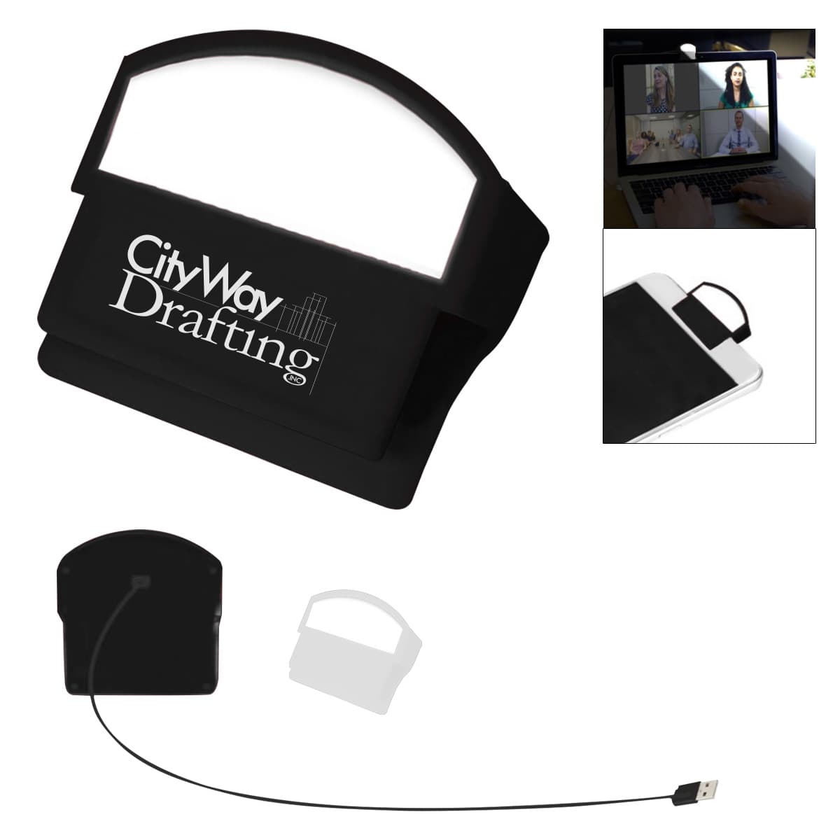 Video Light Webcam Cover