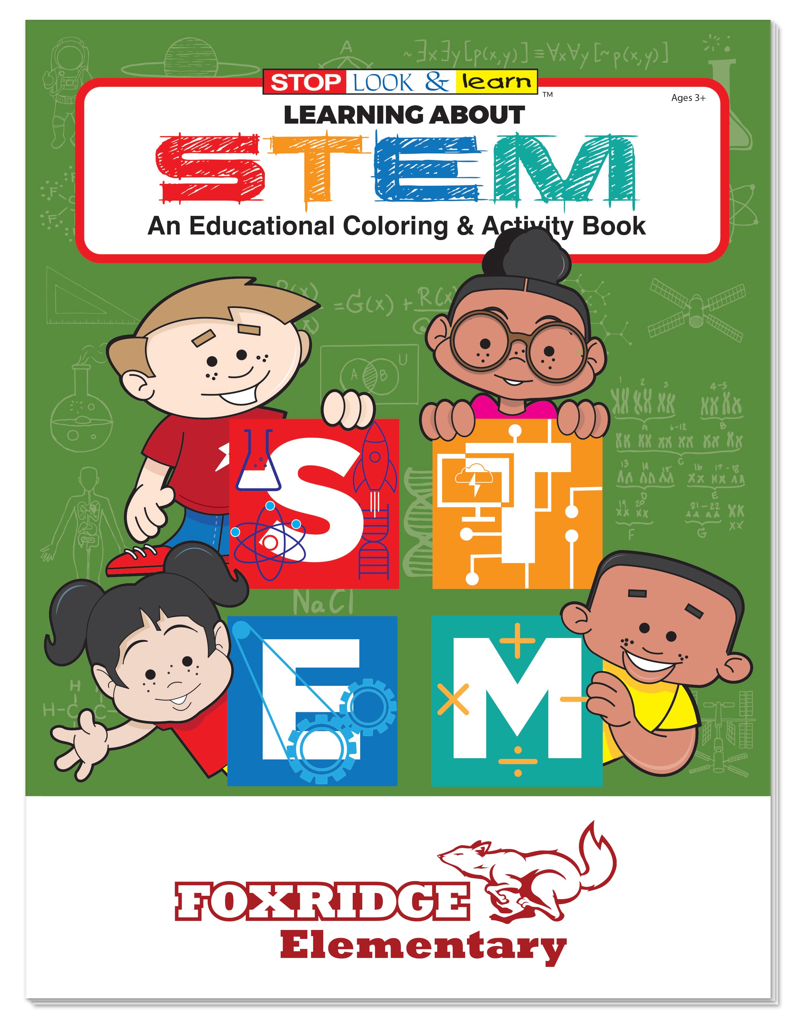 Coloring Book: Learning About STEM