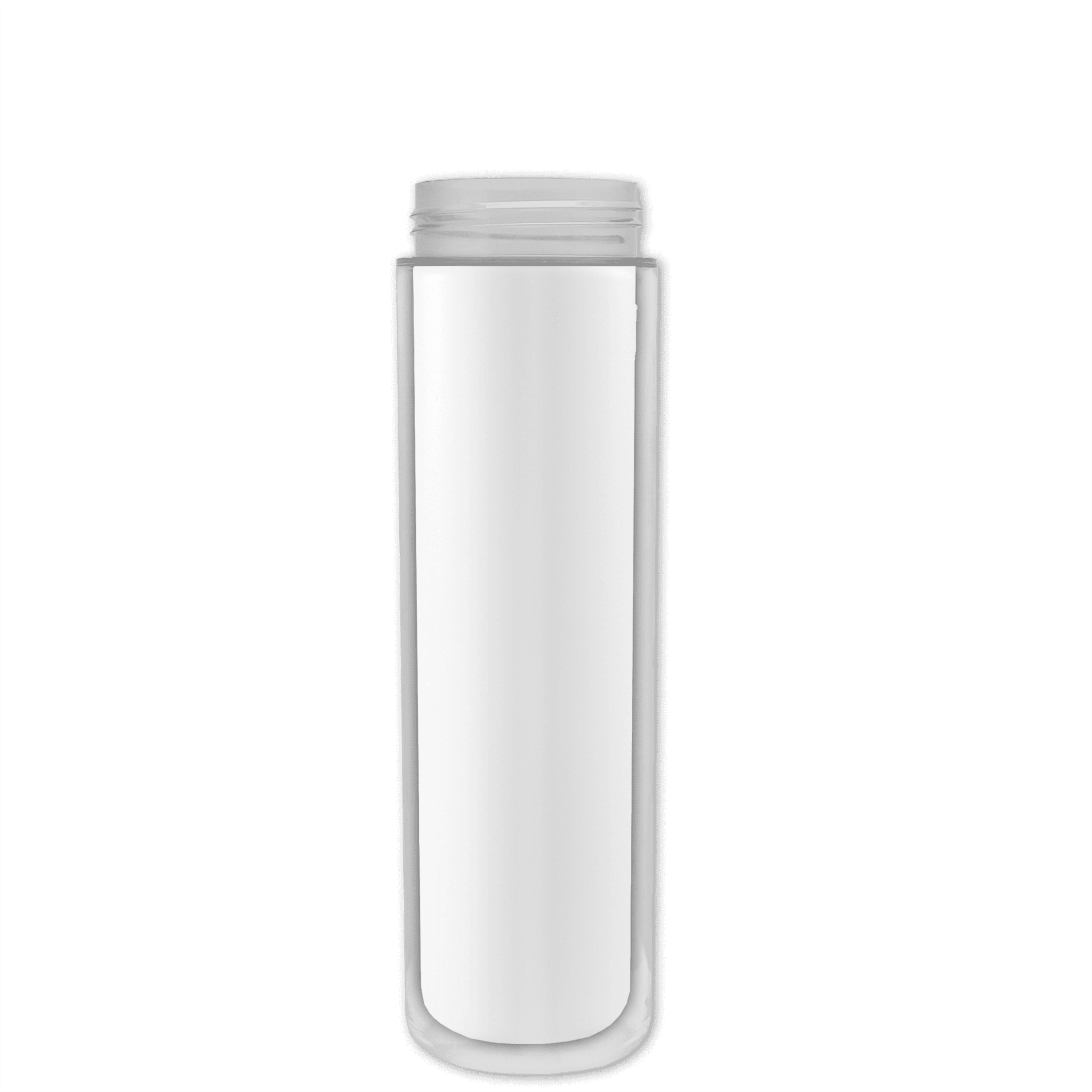 Garyline® Chiller Insulated Bottle with Flip-Straw Lid and Full-Color Insert - 16 oz.
