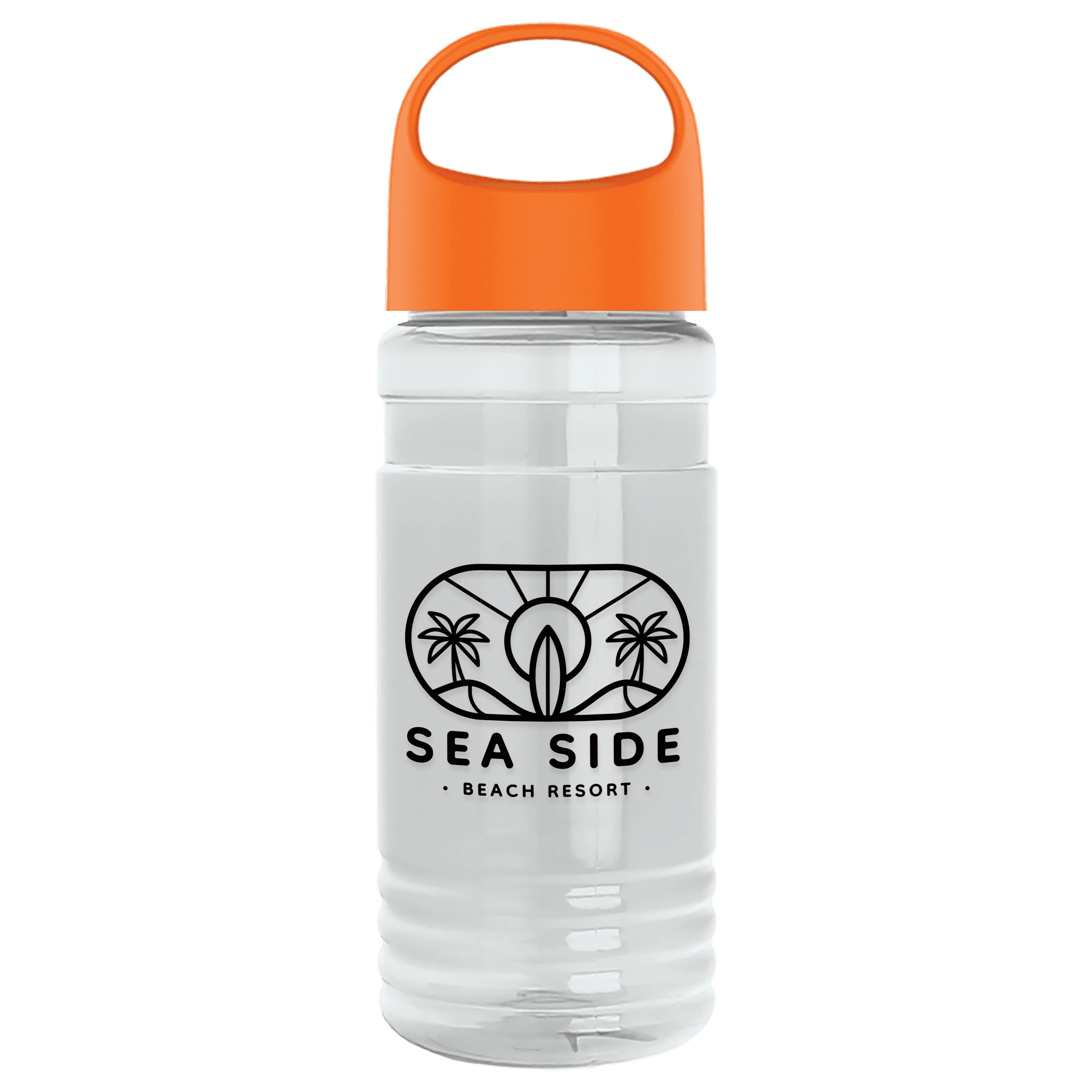 Garyline® Groove Tritan® Bottle with Oval Crest Lid - 20 oz.