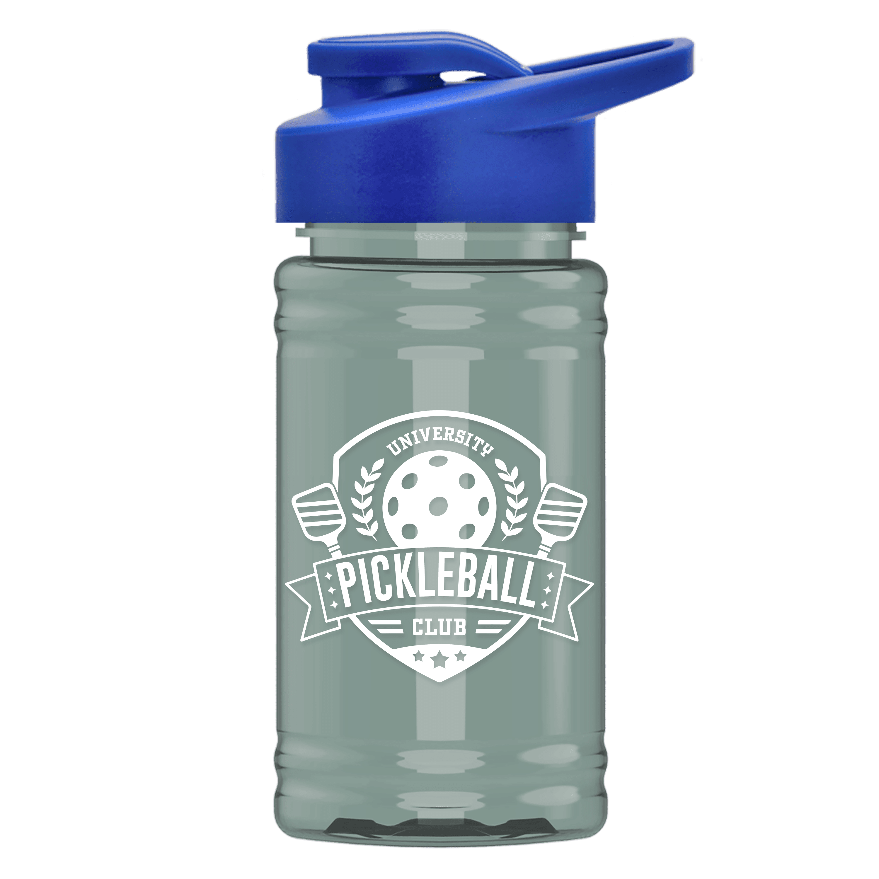 Garyline® Mini RPET Bottle with Drink-Thru Lid - 16 oz.