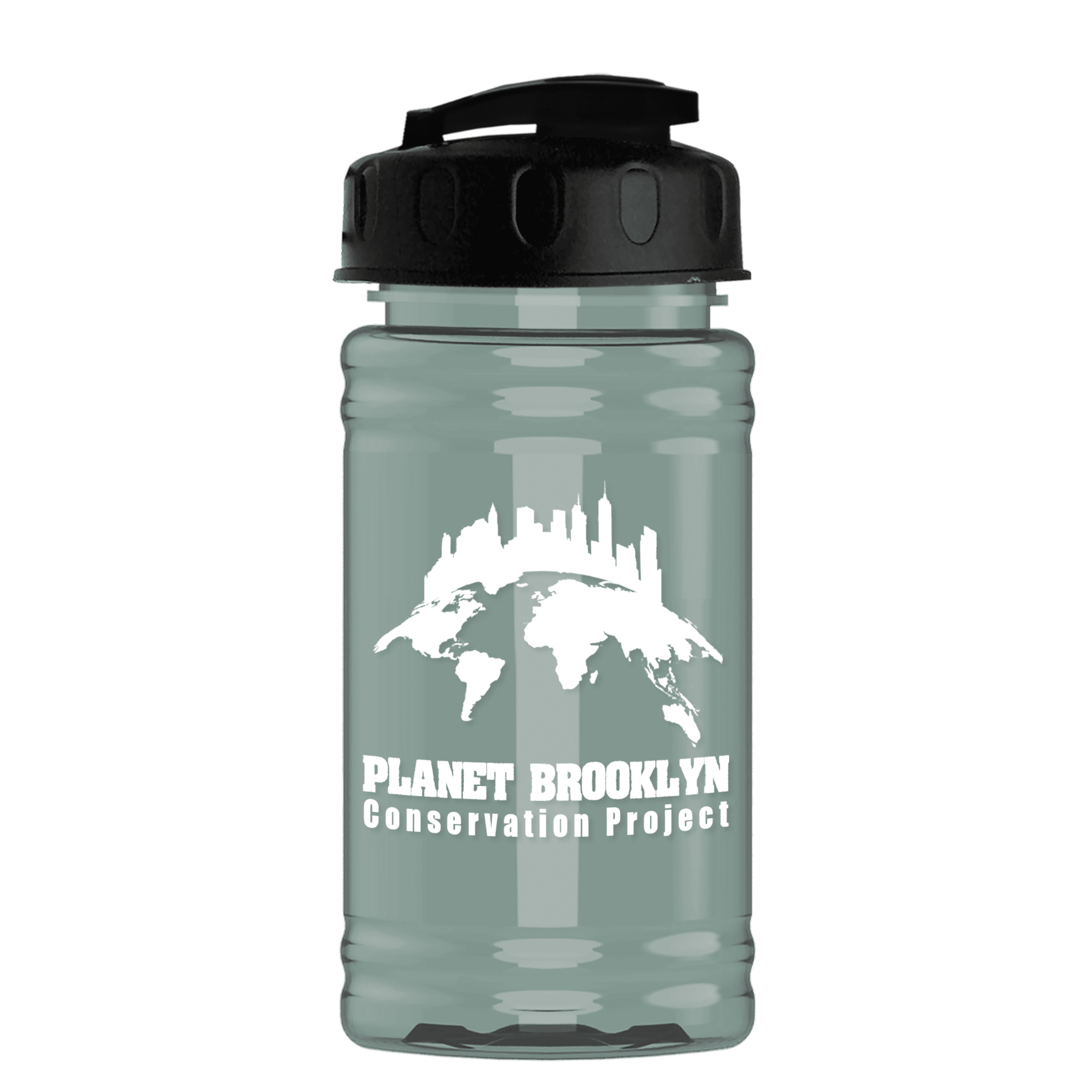 Garyline® Mini RPET Bottle with Flip-Top Lid - 16 oz.