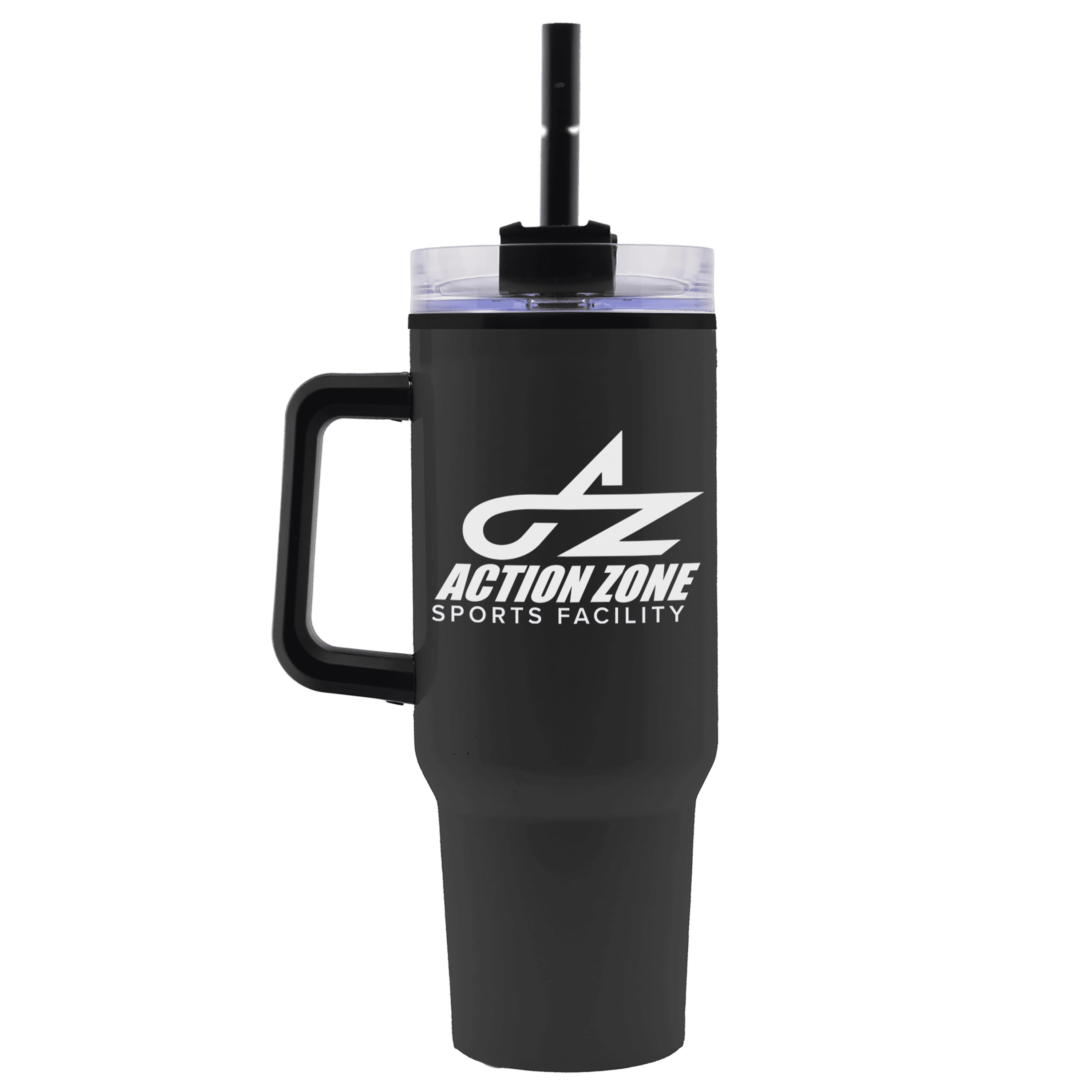 Garyline® Roam Stainless Steel Handle Mug with Straw - 40 oz.