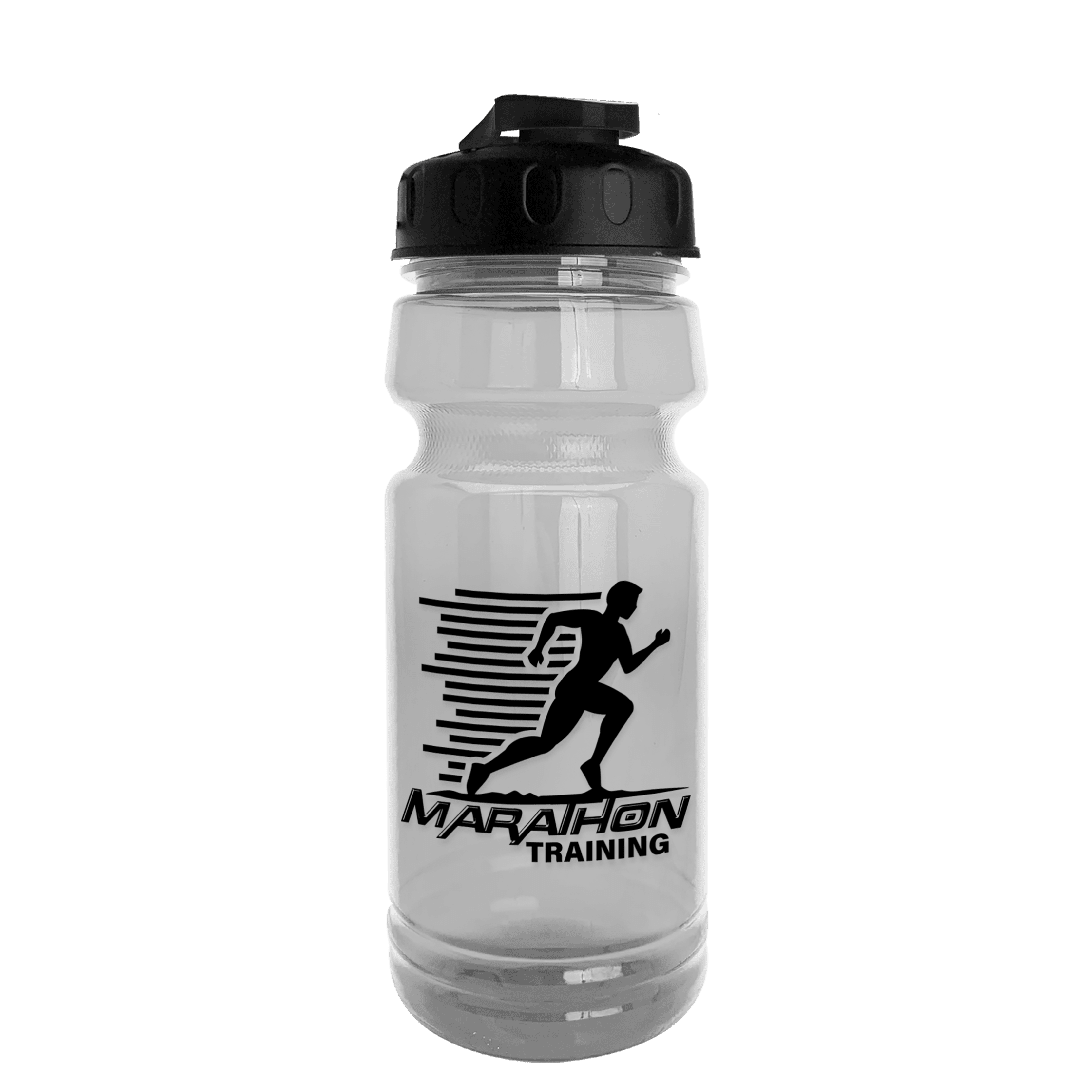 Garyline® Trainer Clear Bottle with Flip-Top Lid - 24 oz.