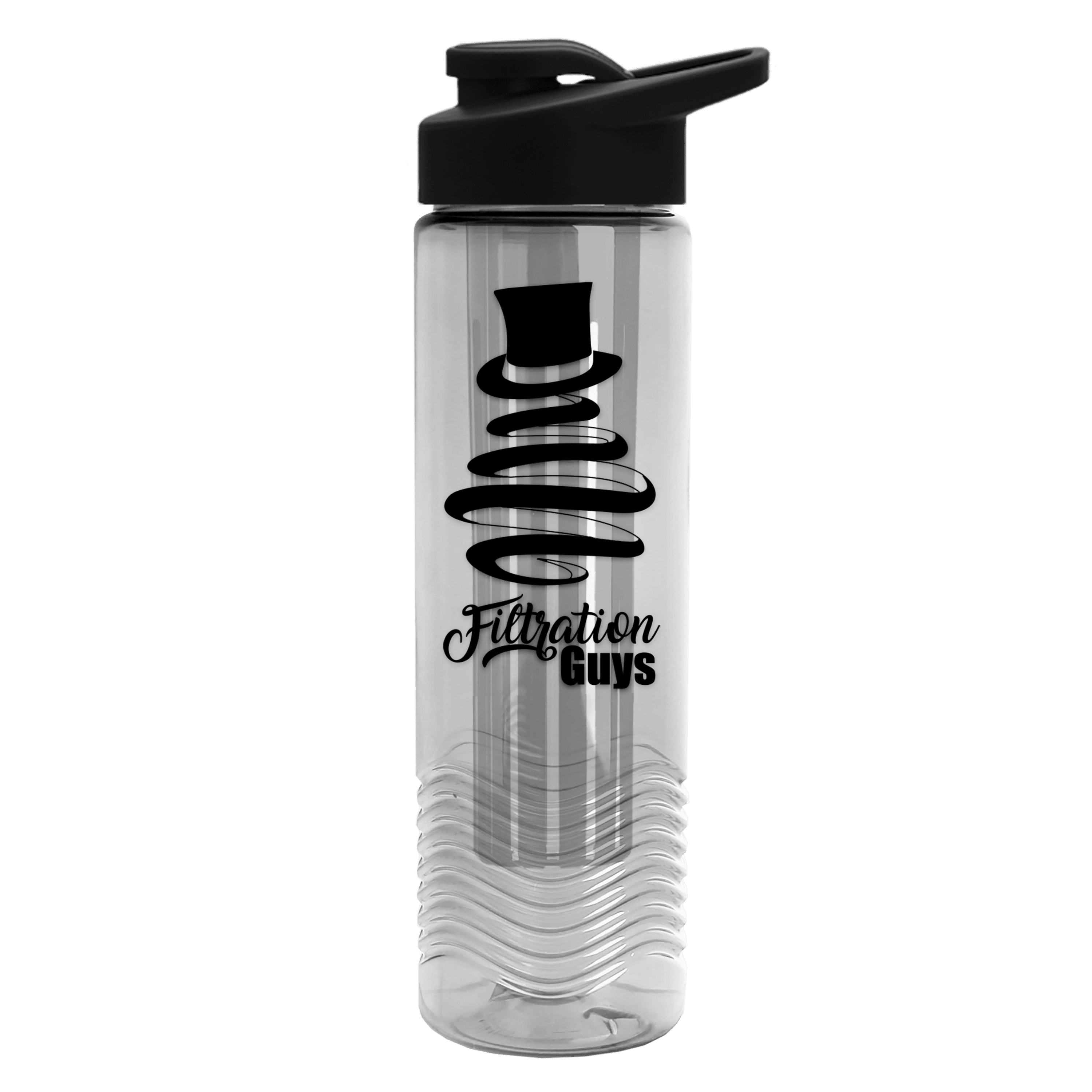 Garyline® Wave Tritan® Bottle with Drink-Thru Lid and Infuser - 24 oz.