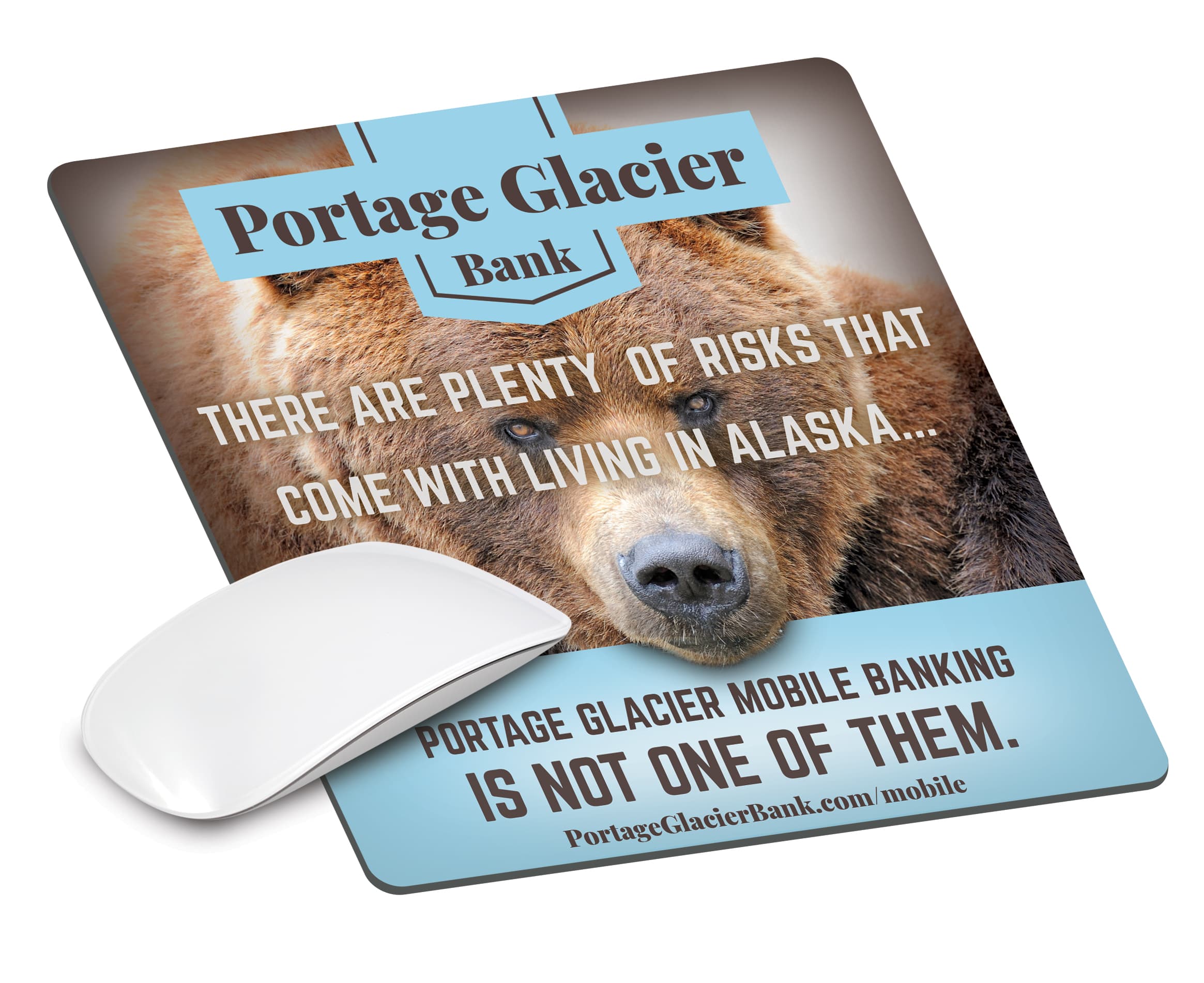 Good Value™ 1/16" Fabric Surface Mouse Pad (7-1/2" x 8")