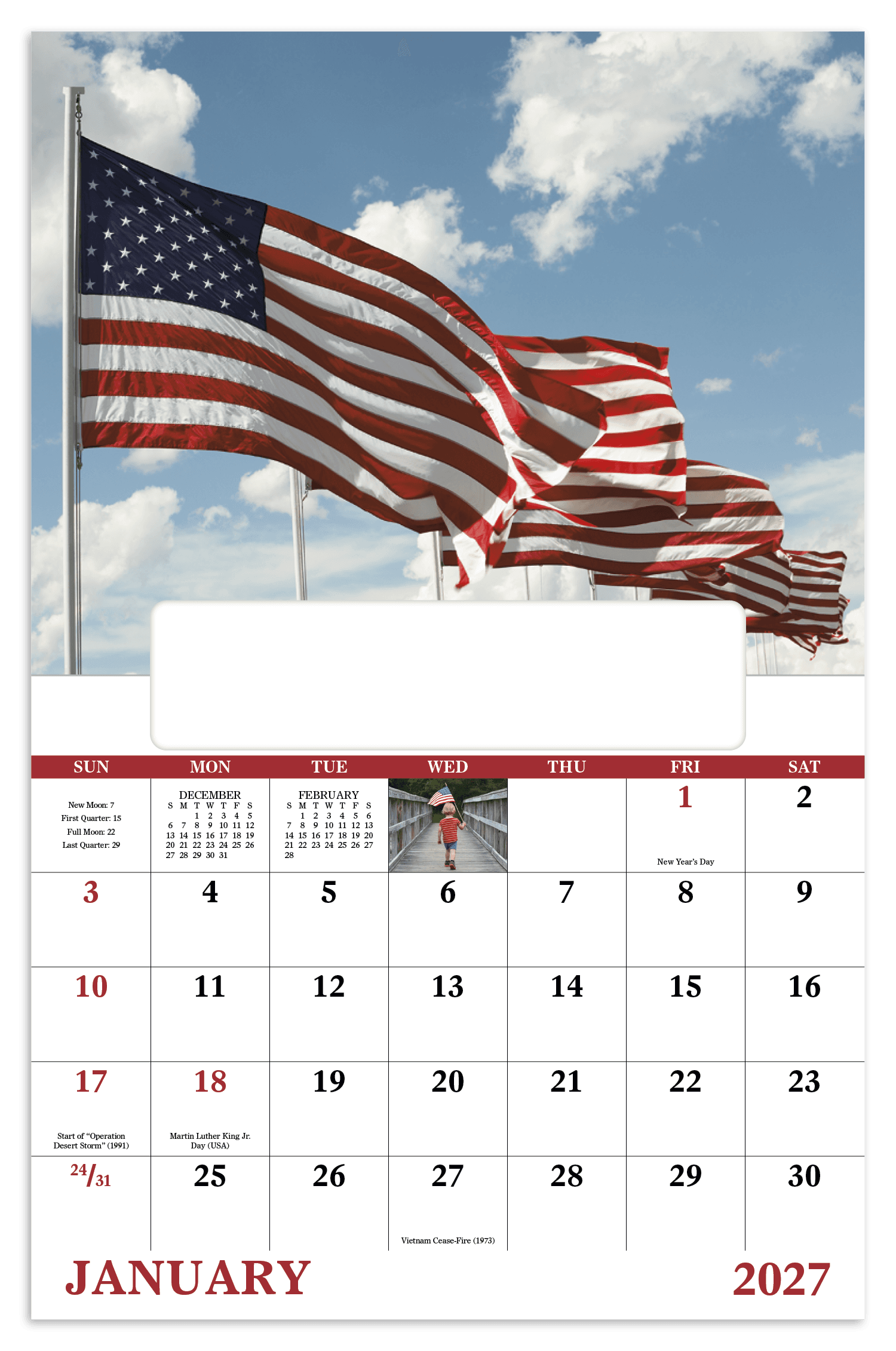 Good Value™ Celebrate America - Window Calendar