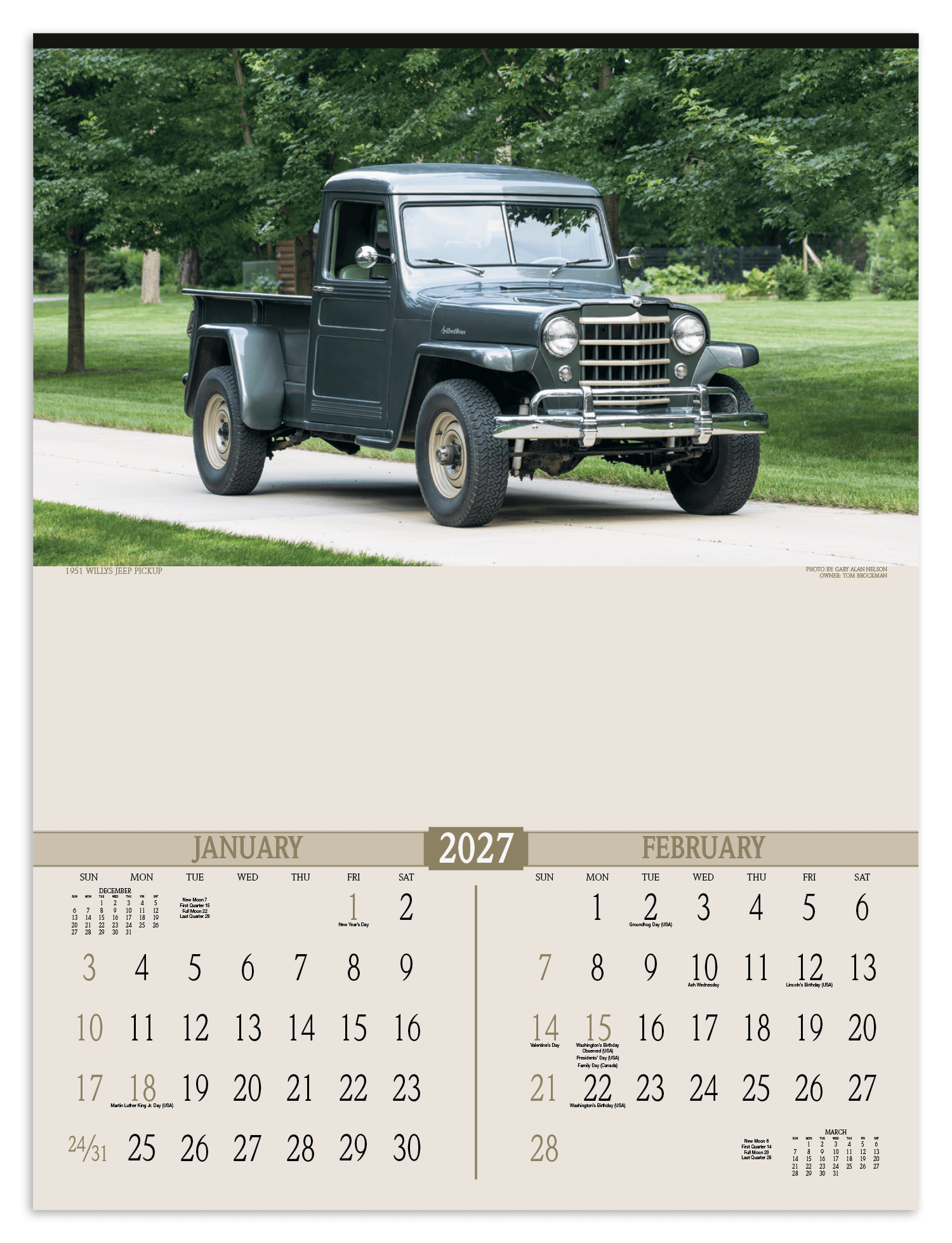 Triumph® Calendars Antique Trucks Calendar