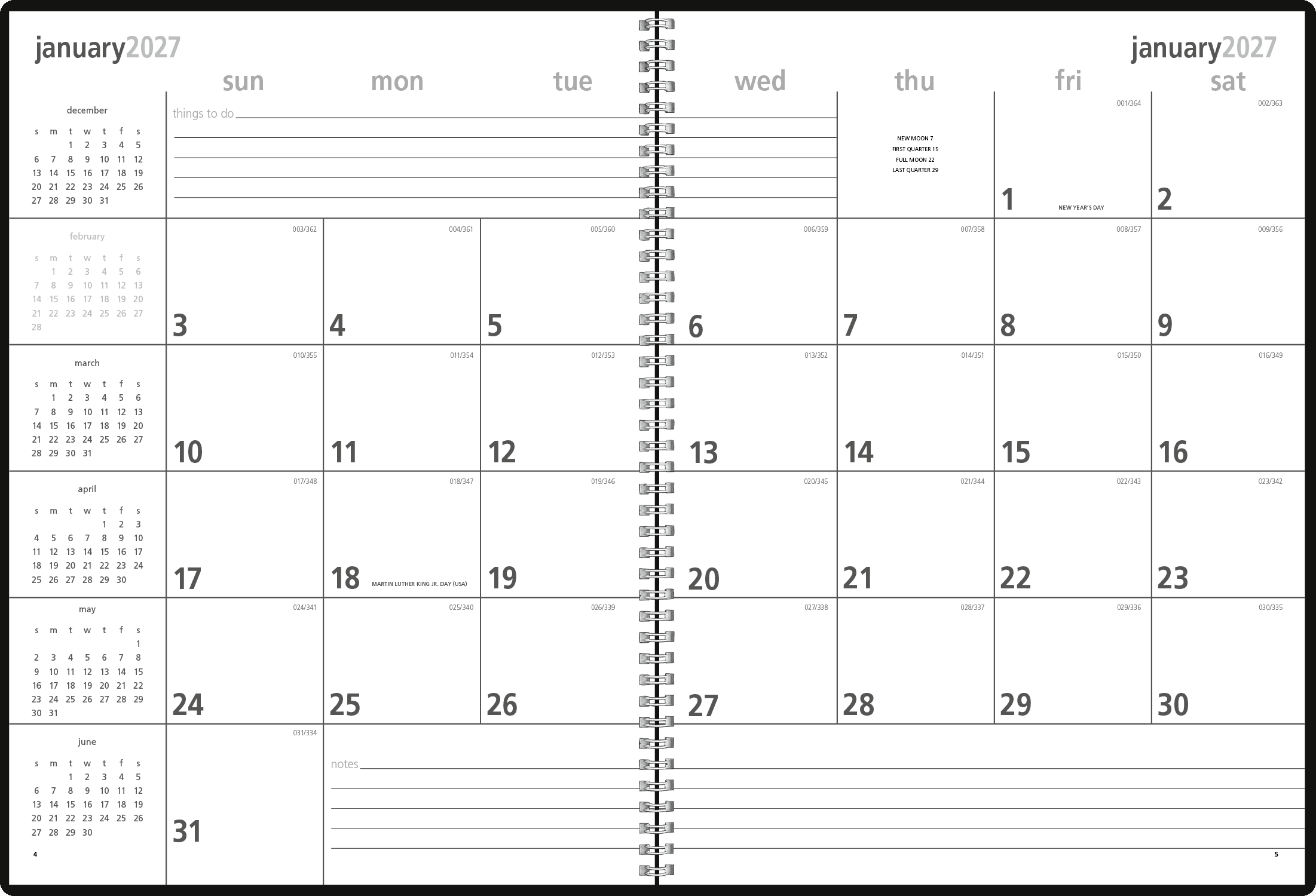 Triumph® Calendars Monthly & Weekly Planner
