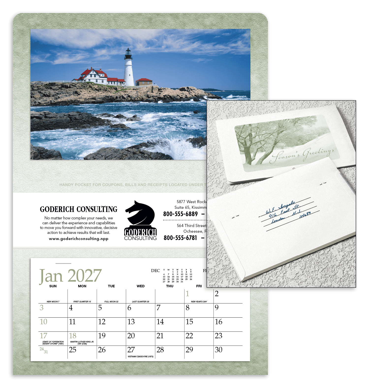 Triumph® Calendars Single Pocket Calendar