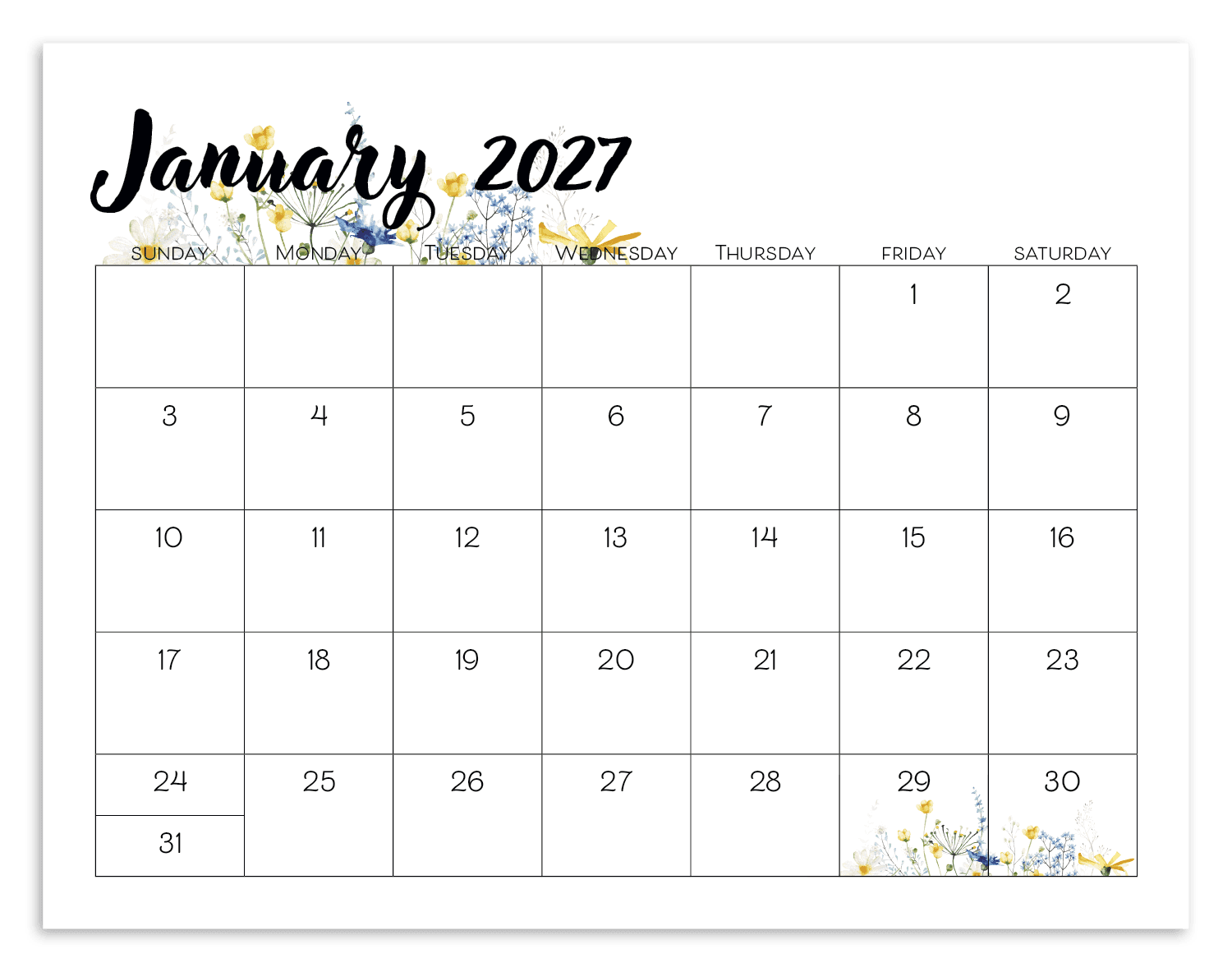 Triumph® Calendars Small Monthly Desk Pad - Floral