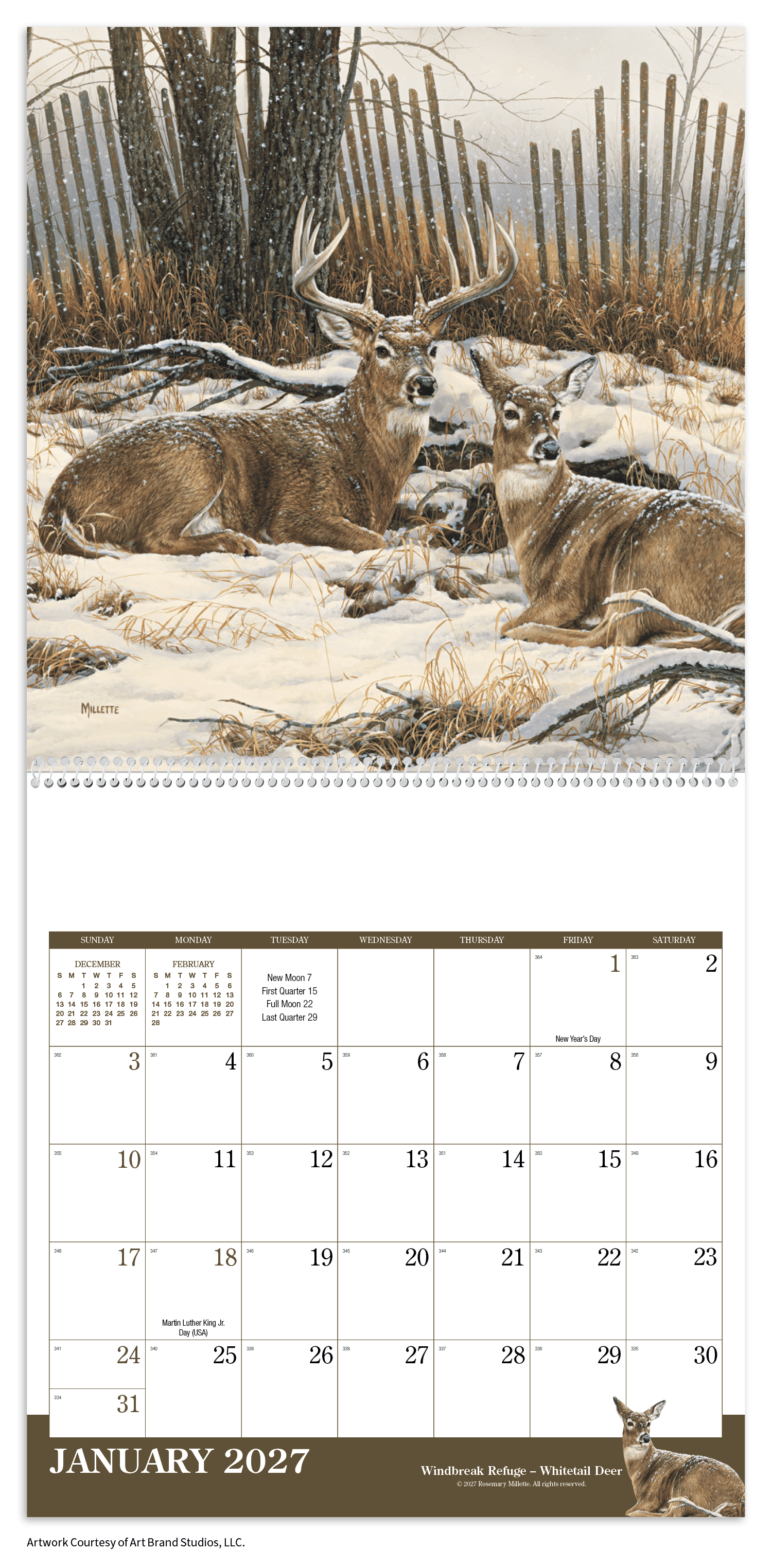 Triumph® Calendars Wildlife Art Calendar