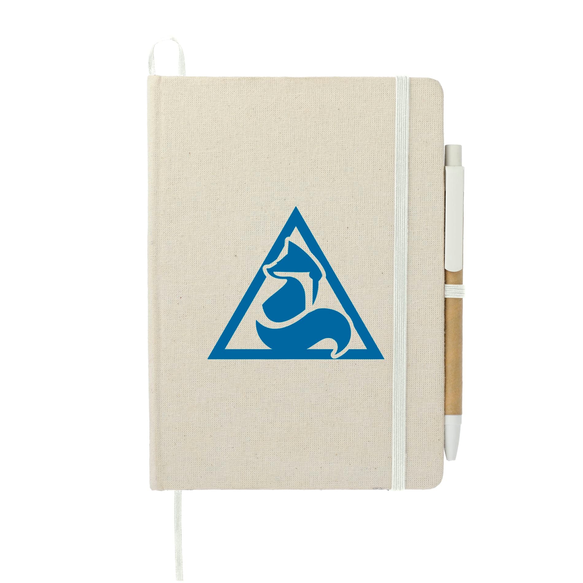 5" x 7" Organic Cotton Bound Notebook with Pen
