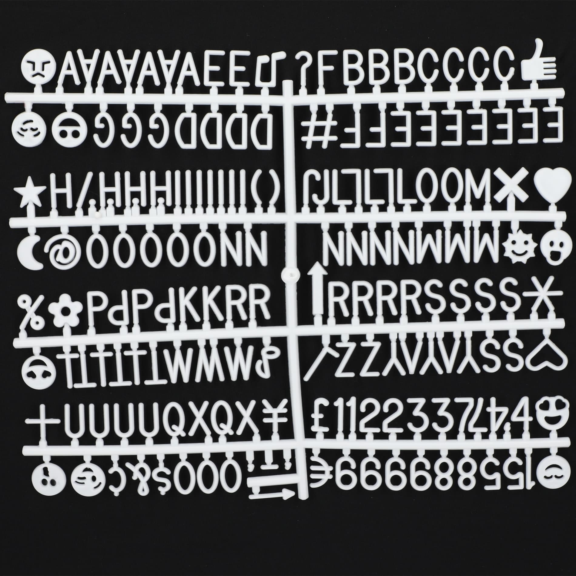 Felt Board with Letters