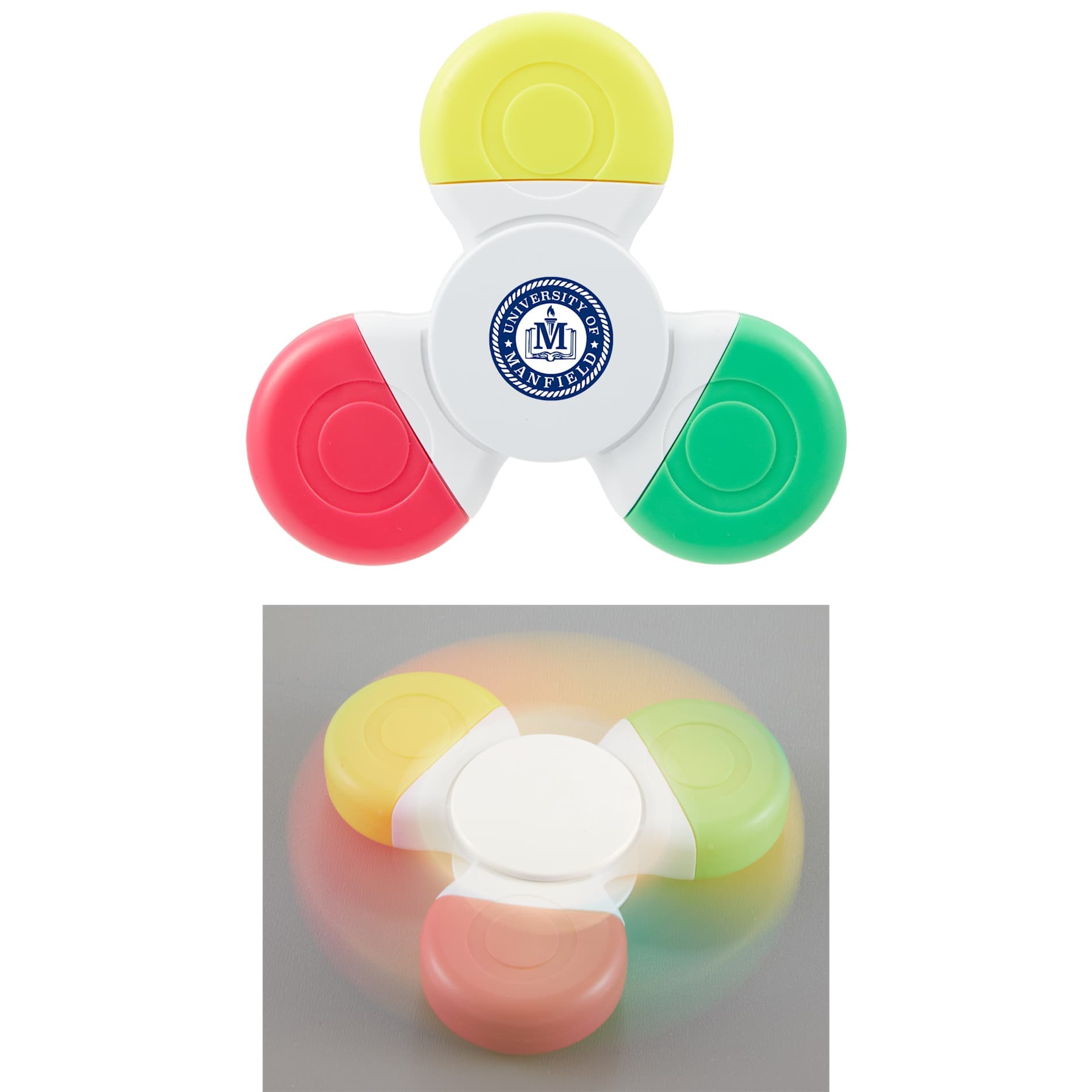 Multi-Ink Spinner Highlighter