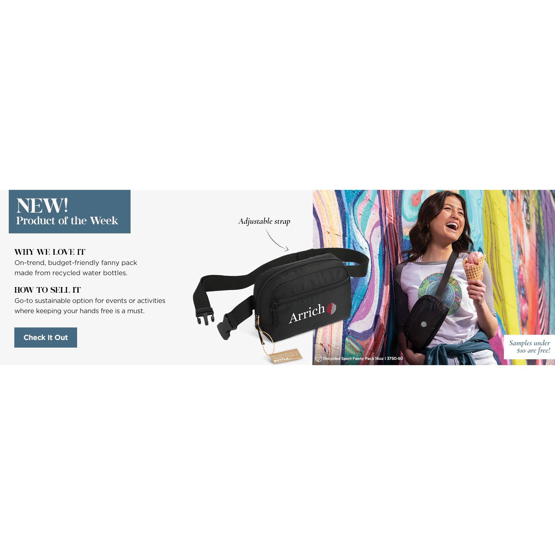 Recycled Sport Fanny Pack