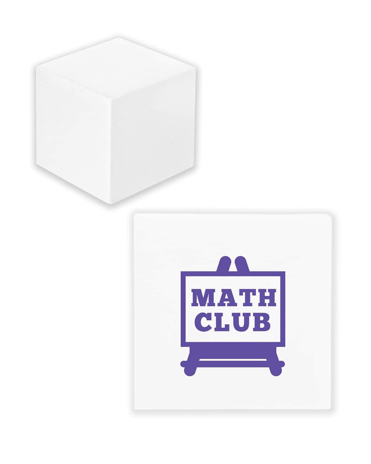 Cube Shape Stress Ball.