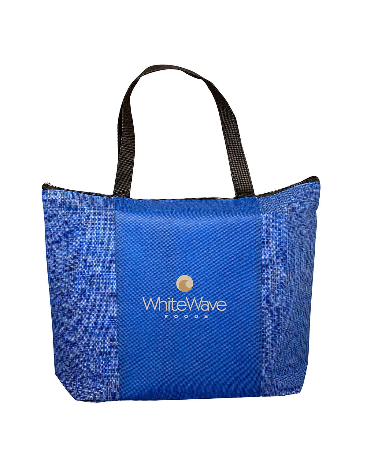 Tonal Non-Woven Zipper Trade Show Tote Bag.